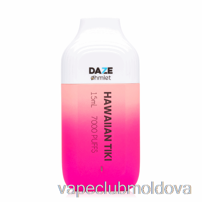Vape Mod 7 Daze Ohmlet 7000 0% Zero Nicotină De Unică Folosință Tiki Hawaian